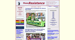 Desktop Screenshot of massresistance.org