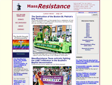 Tablet Screenshot of massresistance.org